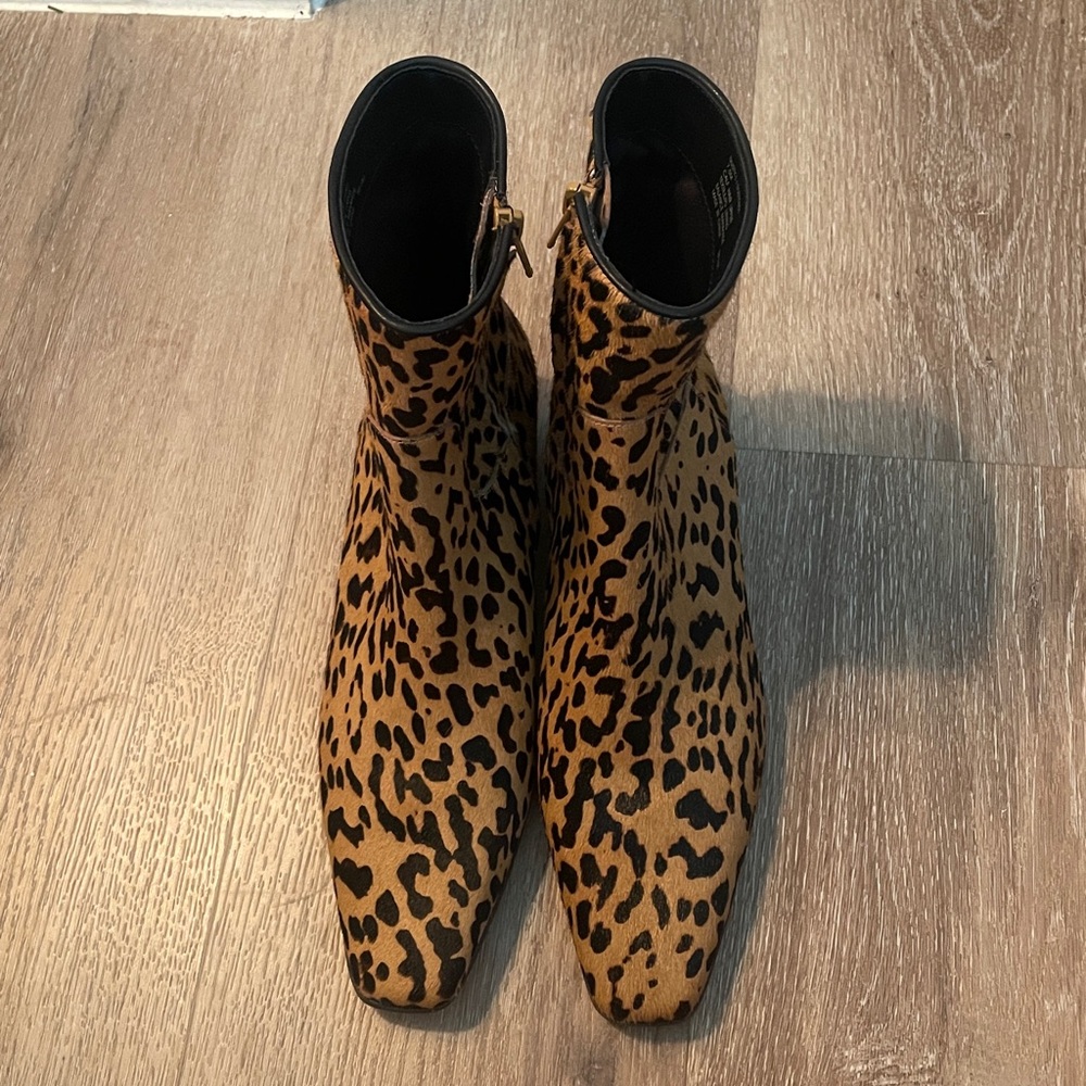 Steve Madden Animal Print Ankle Boots